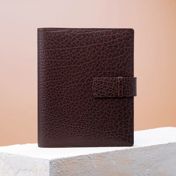 Leather Manager A5 Agenda in Brown Bison Leather, LE – ANTORINI®