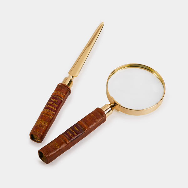 Magnifier and Letter Opener Set, selling Christmas Gift Idea, Elegant Office Accessories