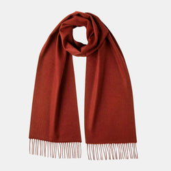 Oversized Cashmere Scarf, Burgundy-ANTORINI®