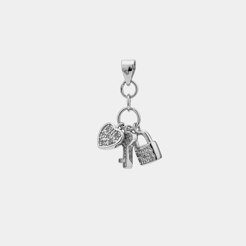 Silver Pendant LOVE, Silver 925/1000, 1,98 g-ANTORINI®