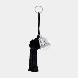 Keyring with Tassels and Jingle, silver-plated-ANTORINI®