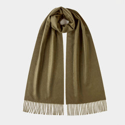 Khaki Cashmere Scarf-ANTORINI®