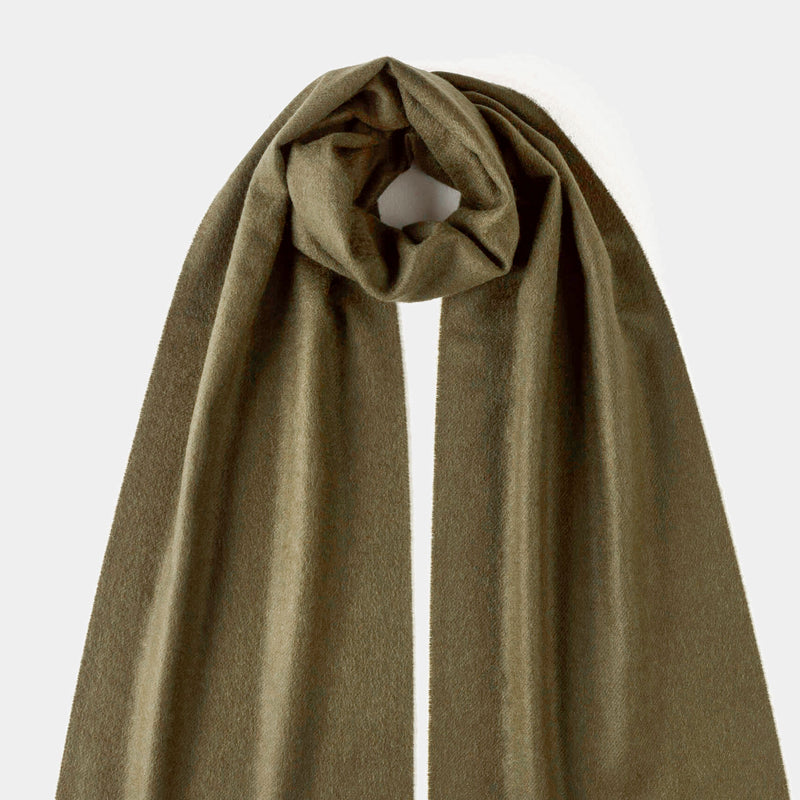 Khaki Cashmere Scarf-ANTORINI®