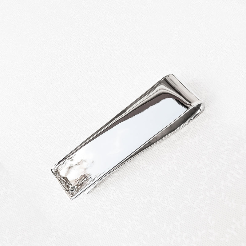 Silver Money Clip With Diamond, Silver 925/1000, 14,5 g-ANTORINI®