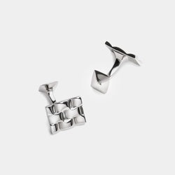 Silver Cufflinks Wave, Silver 925/1000, 10g-ANTORINI®