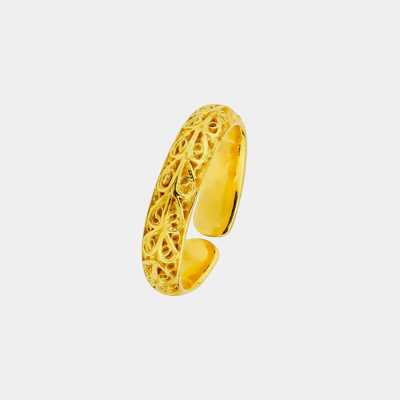 Ganesha with Stone 22K Gold Ring | G.Rajam Chetty And Sons Jewellers