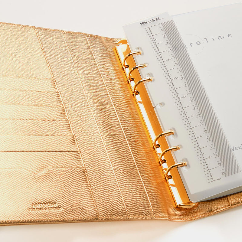 Gold Leather Manager 2023 A5 Agenda