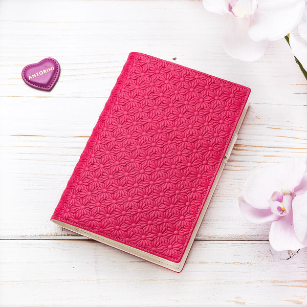 Leather A6 Personal Organiser in Pink Gritti Leather – ANTORINI®