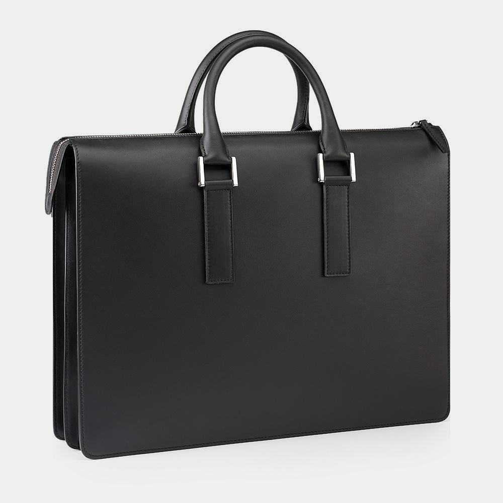 Leather Briefcase in Black – ANTORINI®