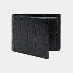 Pocket Organizer Crocodilian Mat Leather - Wallets and Small Leather Goods